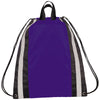 Bullet Purple Small Reflective Drawstring Bag