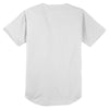 Sport-Tek Men's White PosiCharge Tough Mesh Full-Button Jersey