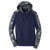 Sport-Tek Men's True Navy/Navy Sport-Wick Mineral Freeze Fleece Colorblock Hooded Pullover