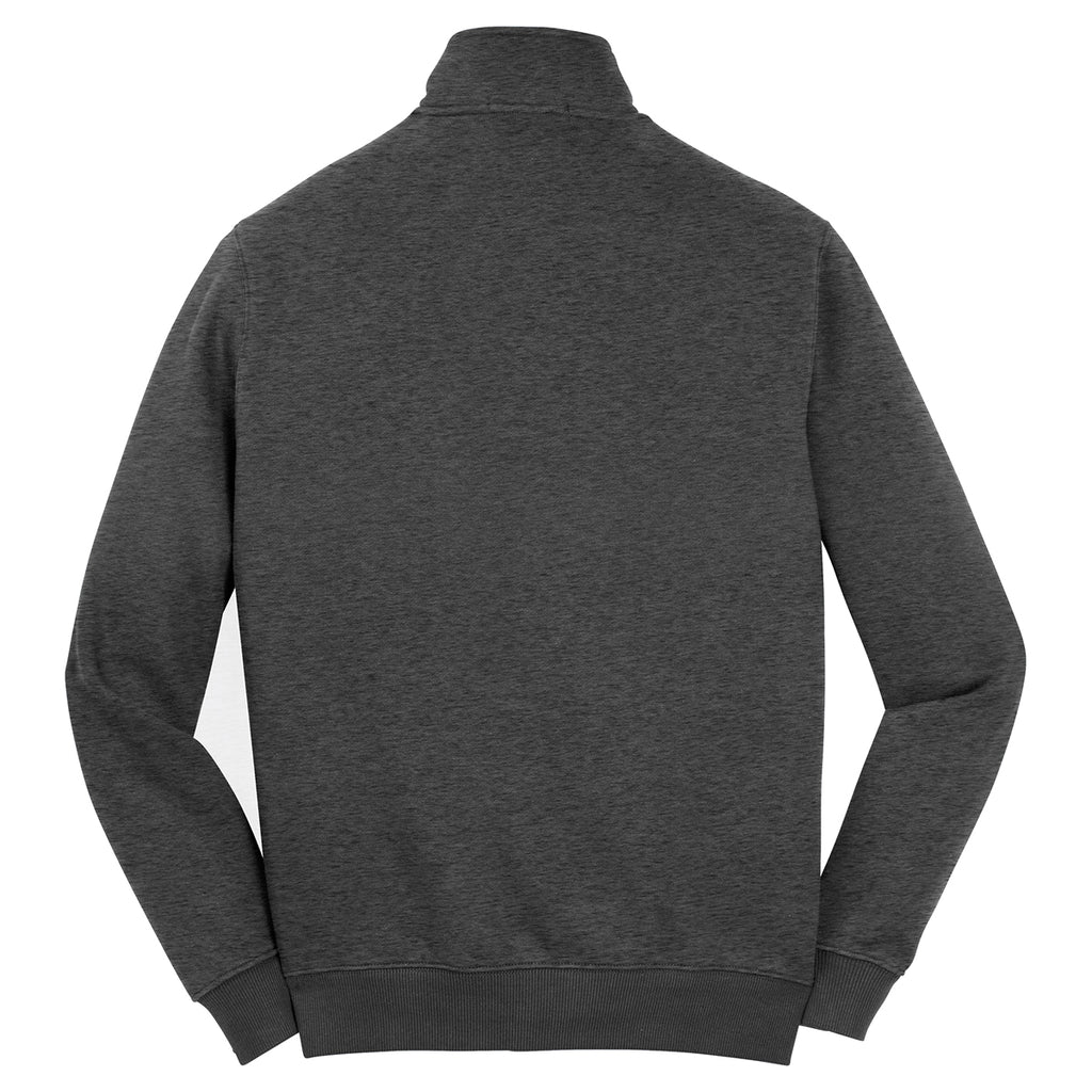 Sport-Tek Men's Graphite Heather Full-Zip Sweatshirt