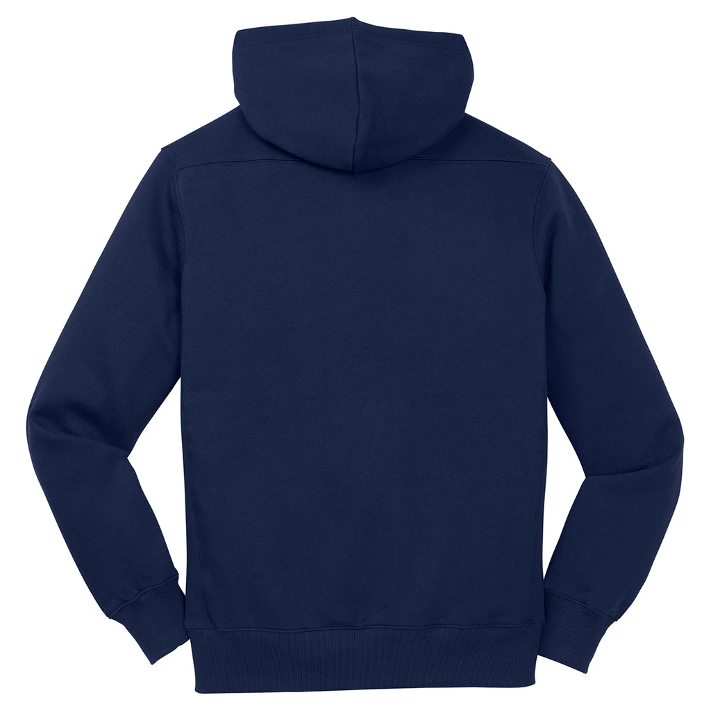 Sport-Tek Men's True Navy Lace Up Pullover Hooded Sweatshirt