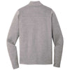 Sport-Tek Men's Heather Grey Lightweight French Terry Quarter Zip Pullover