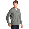 Sport-Tek Men's Grey Concrete Lightweight French Terry Bomber