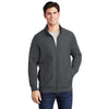 Sport-Tek Men's Graphite Heather Super Heavyweight Full-Zip Sweatshirt