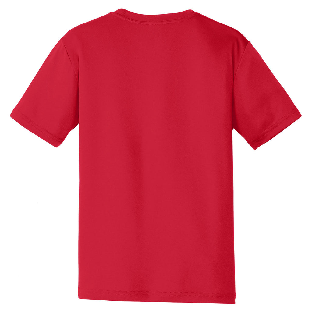 Sport-Tek Men's Deep Red PosiCharge Tough Tee