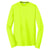 Sport-Tek Men's Neon Yellow Long Sleeve PosiCharge Competitor Cotton Touch Tee