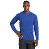 Sport-Tek Men's True Royal Long Sleeve Rashguard Tee