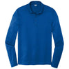 Sport-Tek Men's True Royal Posi-UV Pro Long Sleeve Polo