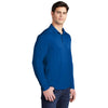 Sport-Tek Men's True Royal Posi-UV Pro Long Sleeve Polo