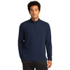 Sport-Tek Men's True Navy Sport-Wick Flex Fleece 1/4-Zip