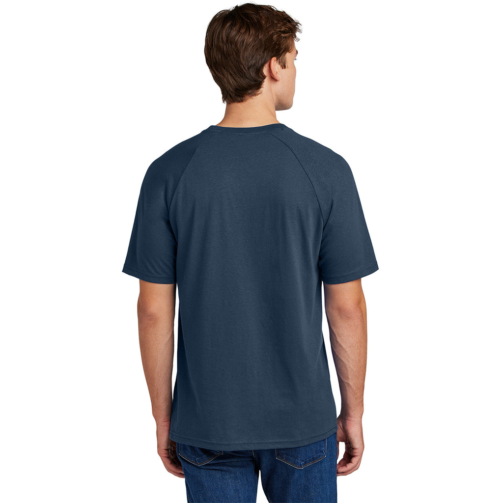 Sport-Tek Men's True Navy Halftime Raglan Tee