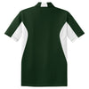 Sport-Tek Men's Forest Green/White Side Blocked Micropique Sport-Wick Polo