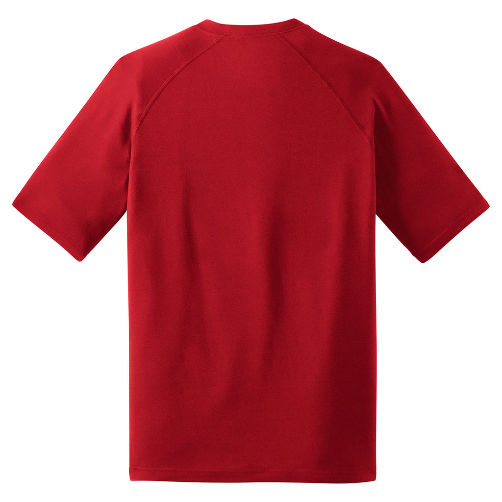 Sport-Tek Men's True Red Ultimate Performance Crew