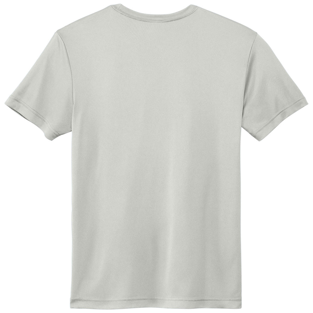 Sport-Tek Men's Silver PosiCharge Re-Compete Tee