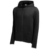 Sport-Tek Men's Deep Black Circuit Hooded Full Zip