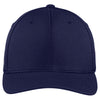 Sport-Tek True Navy Flexfit Cool & Dry Poly Block Mesh Cap