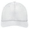 Sport-Tek White Flexfit Cool & Dry Poly Block Mesh Cap