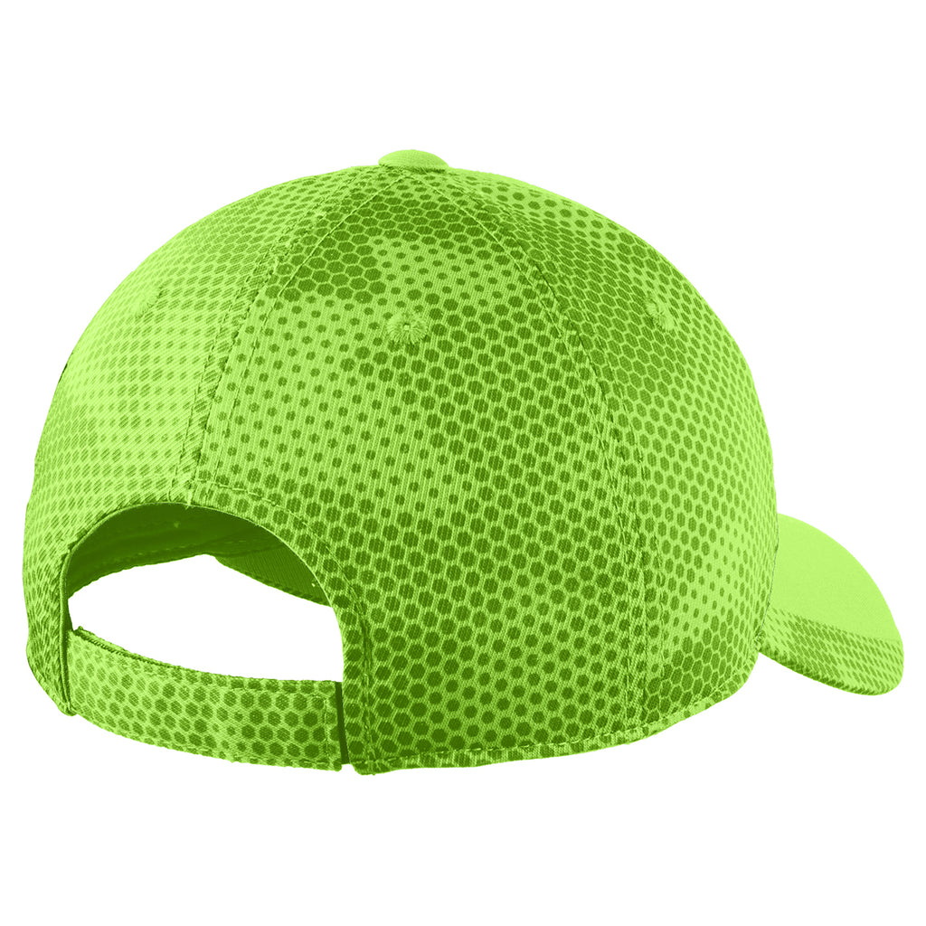 Sport-Tek CamoHex Lime Shock Cap