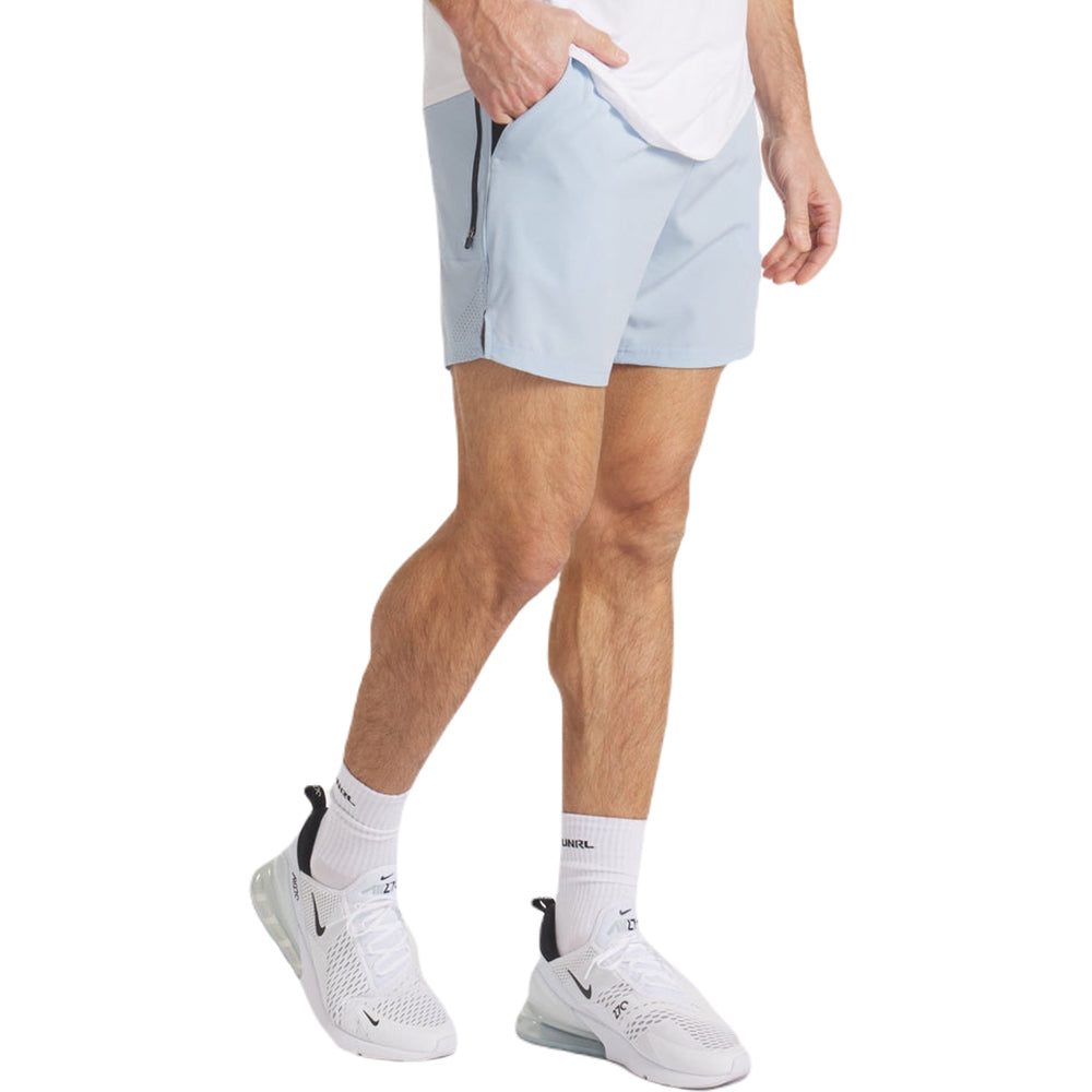 UNRL Men's Sky Blue Stride Short [5.5"]