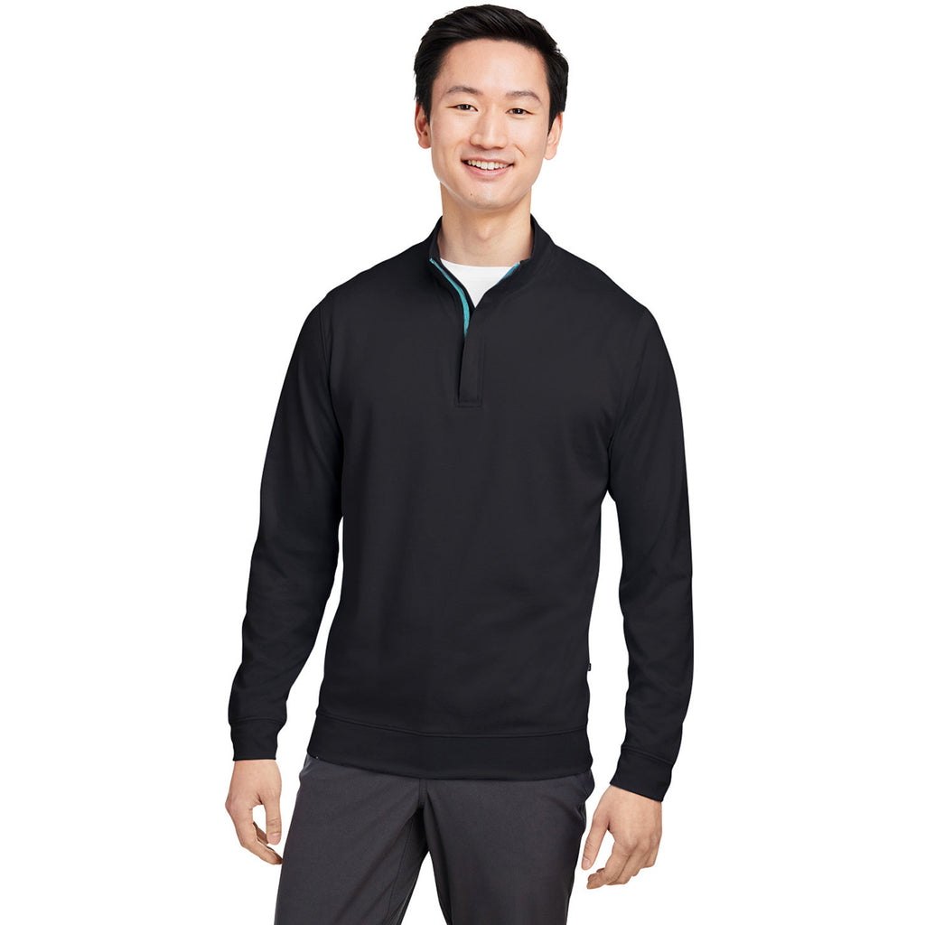 Swannies Golf Men's Black/Marine McKinnon Quarter Zip