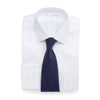 A.I. Stone Men's Regular Fit Spread Collar Double Button Cuff White Dress Shirt