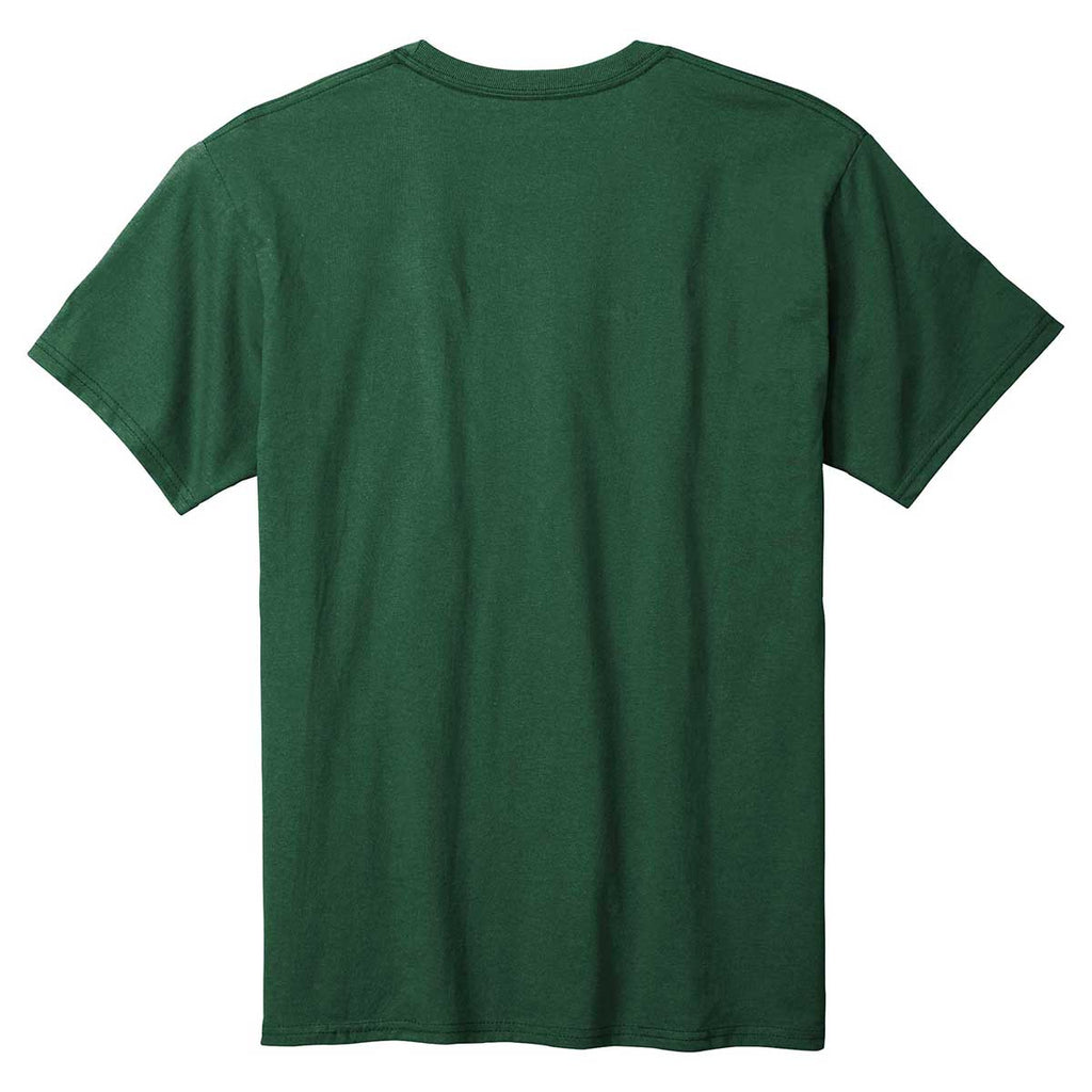 Champion Men's Dark Green Heritage 6-oz Jersey Tee