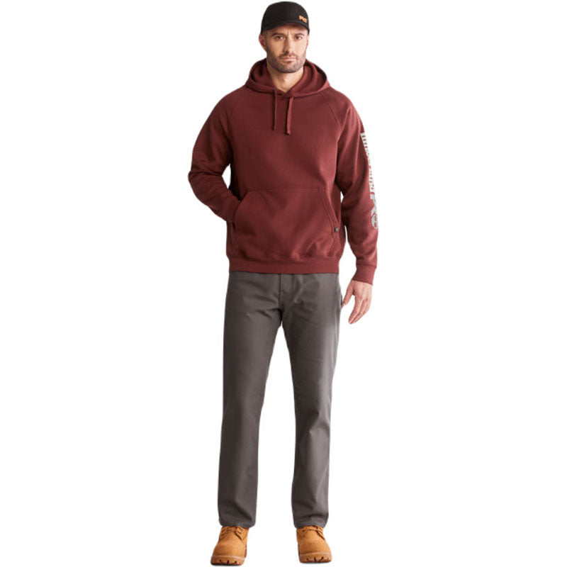 Timberland Men's Maroon Hood Honcho Sport Pullover