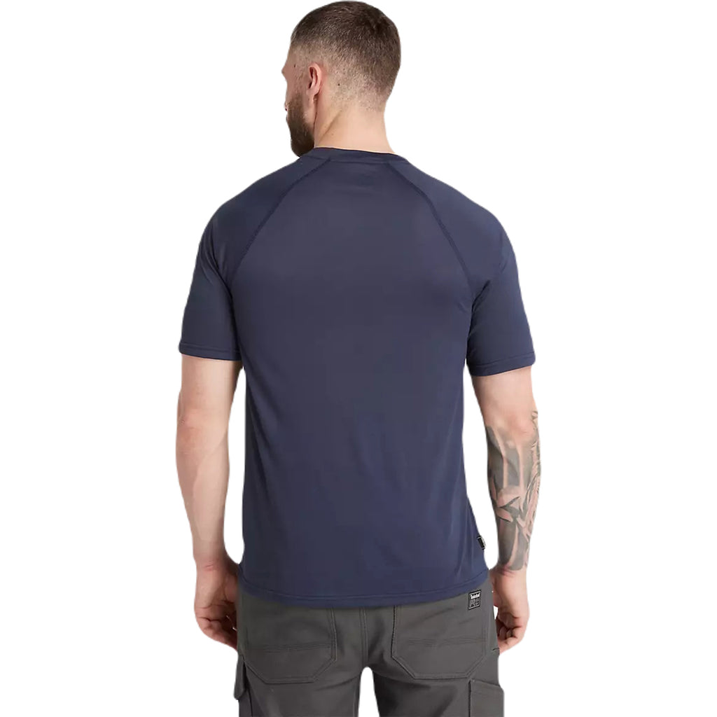 Timberland Men's Navy Wicking Good T-Shirt