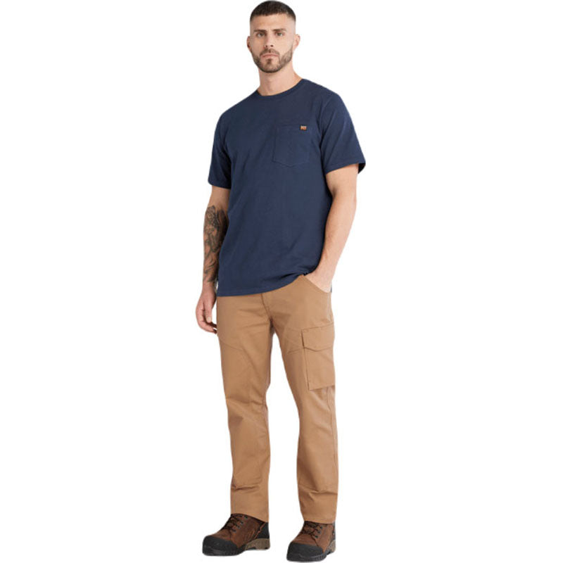 Timberland Men's Black Iris Core Pocket Short Sleeve T-Shirt