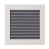 SnugZ Light Grey Cipher Wood Frame with Plastic Letter Board