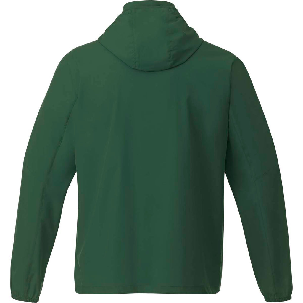 Elevate Men's Forest Green Toba Packable Jacket