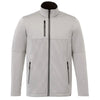 Elevate Men's Silver Heather Joris Eco Softshell Jacket