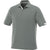 Elevate Men's Steel Grey Kiso Short Sleeve Polo