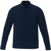 Elevate Men's Navy Mori Long Sleeve Polo