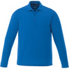 Trimark Men's Olympic Blue Mori Long Sleeve Polo