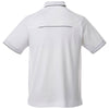 Elevate Men's White/Quarry Remus Short Sleeve Polo