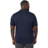 Trimark Men's Navy Evans Eco Short Sleeve Performance Polo