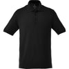 Elevate Men's Black Belmont Short Sleeve Polo