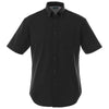 Elevate Men's Black Stirling Short Sleeve Shirt Tall