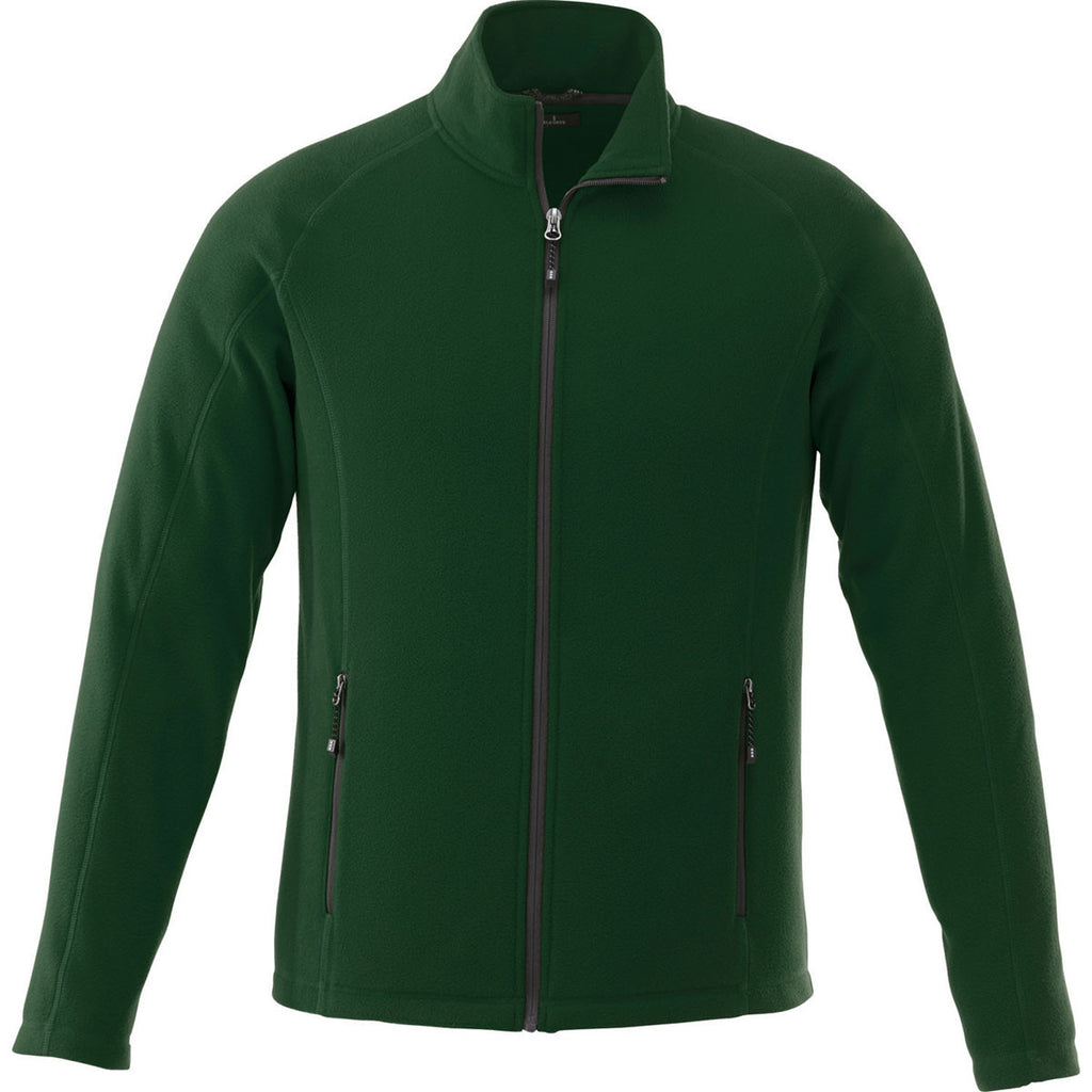 Elevate Men's Forest Green Rixford Polyfleece Jacket