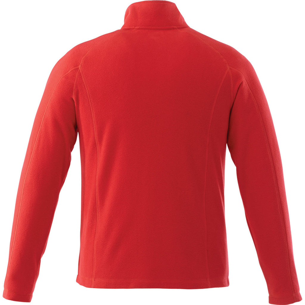 Elevate Men's Team Red Rixford Polyfleece Jacket