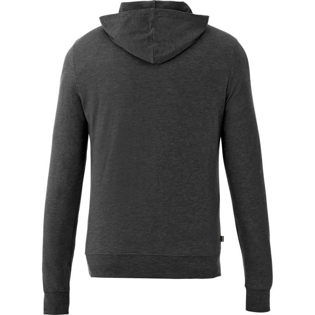 Elevate Men's Heather Dark Charcoal Howson Knit Hoody