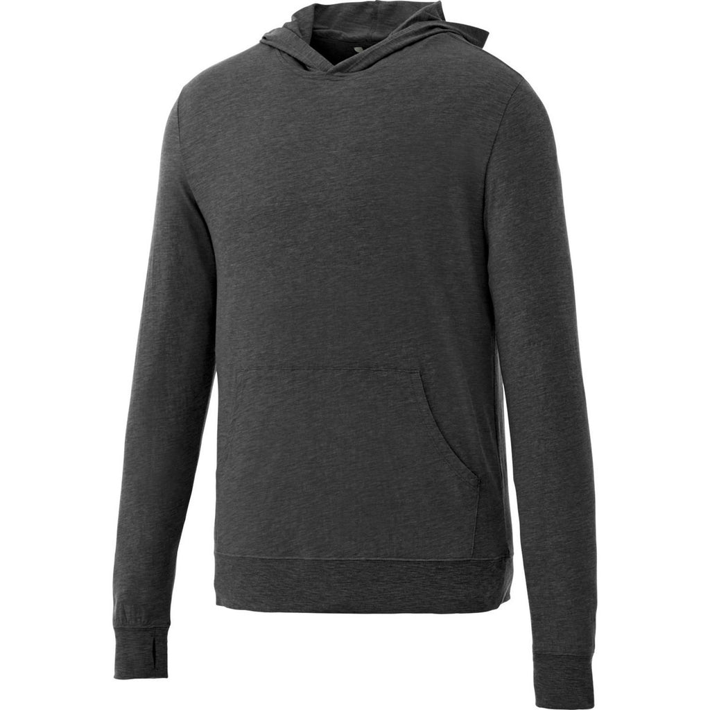 Elevate Men's Heather Dark Charcoal Howson Knit Hoody