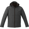 Elevate Men's Heather Dark Charcoal Delamar 3-in-1 Jacket