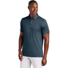 TravisMathew Men's Blue Nights Cabana Solid Polo