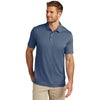 TravisMathew Men's Vintage Indigo/Black Coto Performance Polo