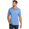 TravisMathew Men's Classic Blue Heather Oceanside Heather Polo