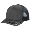 TravisMathew Men's Black Heather Cruz Trucker Cap