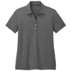 TravisMathew Women's Quiet Shade Grey/Black Coto Performance Polo