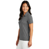 TravisMathew Women's Quiet Shade Grey/Black Coto Performance Polo